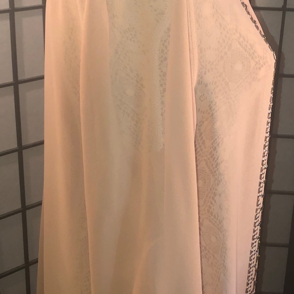 Moda International Blush Sequined Blouse - L - Picture 4 of 5